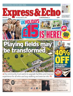 Cover of Express & Echo (City & East Devon Edition)