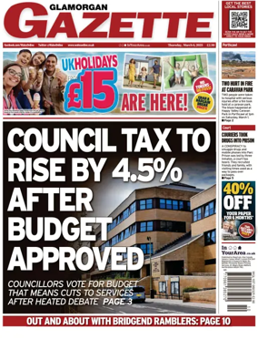 Cover of Glamorgan Gazette