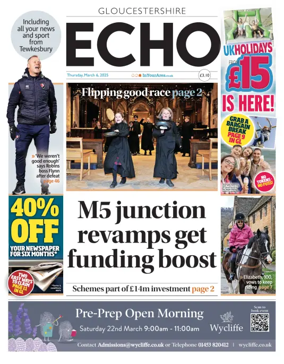Cover of Gloucestershire Echo
