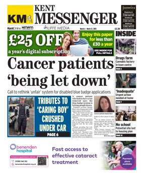 Cover of Kent Messenger Maidstone