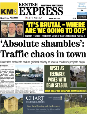 Cover of Kentish Express Ashford & District