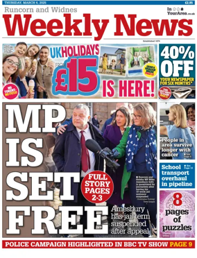 Cover of Runcorn & Widnes Weekly News