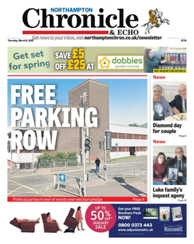 Cover of The Northampton Chronicle and Echo