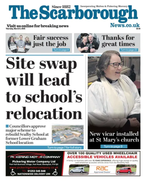Cover of The Scarborough Evening News