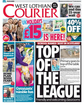 Cover of West Lothian Courier