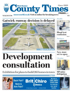 Cover of West Sussex County Times