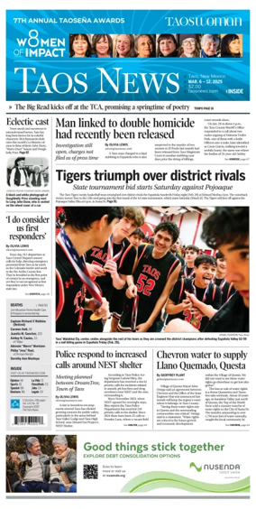 Cover of The Taos News