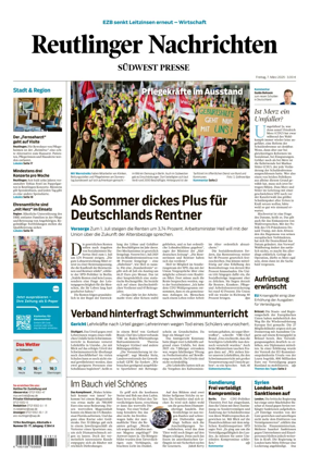 Cover of Reutlinger Nachrichten