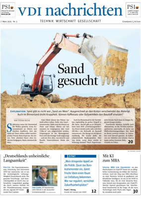 Cover of VDI Nachrichten