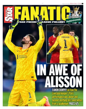 Cover of Irish Daily Star - Fanatic