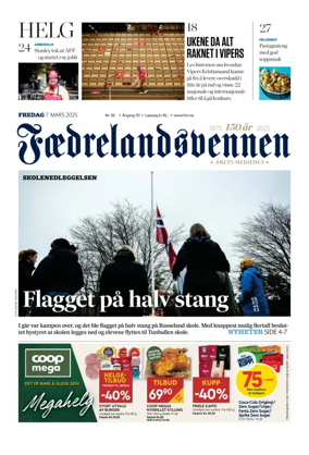 Cover of Faedrelandsvennen
