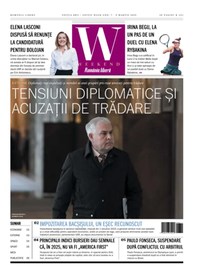 Cover of Romania Libera - Friday Edition