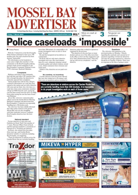 Cover of Mossel Bay Advertiser