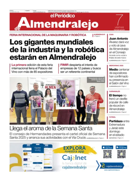 Cover of El Periódico de Almendralejo