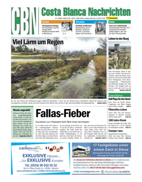 Cover of Costa Blanca Nachrichten