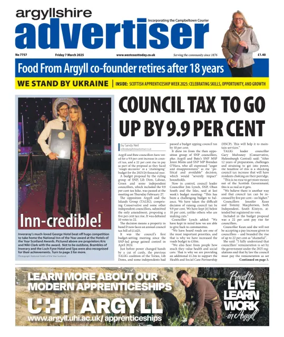 Cover of Argyllshire Advertiser