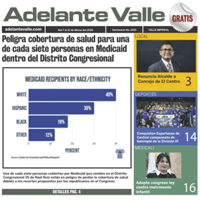 Cover of Adelante Valle
