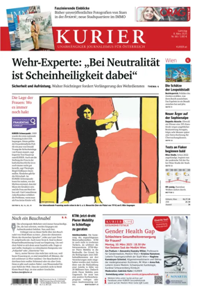 Cover of Kurier (Samstag)