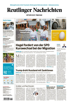 Cover of Reutlinger Nachrichten