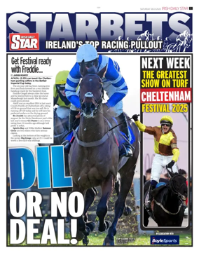 Cover of Irish Daily Star - Starbets