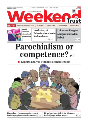 Cover of Weekly Trust