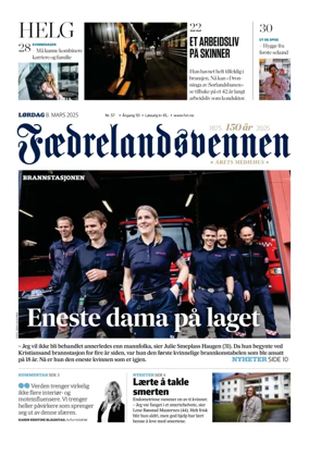 Cover of Faedrelandsvennen