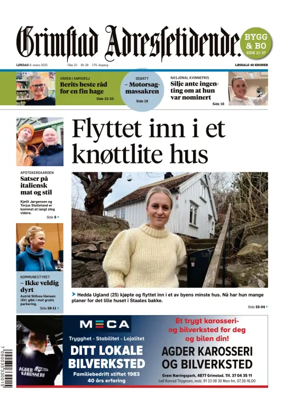 Cover of Grimstad Adressetidende