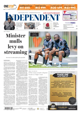 Cover of The Independent on Saturday