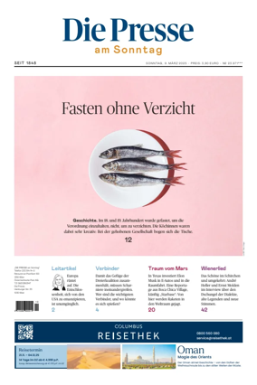 Cover of Die Presse am Sonntag