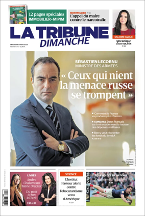 Cover of La Tribune Dimanche (France)