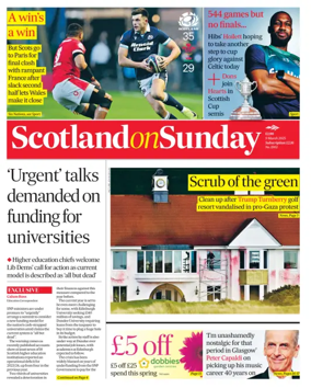 Cover of Scotland on Sunday