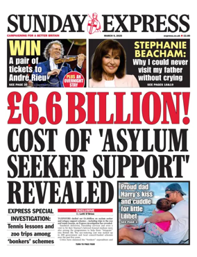 Cover of Sunday Express