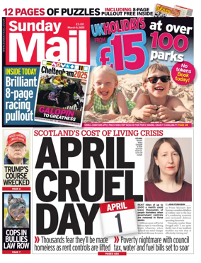 Cover of Sunday Mail (UK)