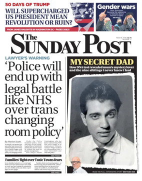 Cover of The Sunday Post (Central Edition)