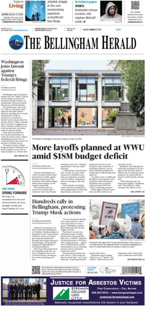 Cover of The Bellingham Herald (Sunday)