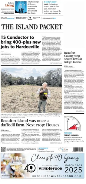 Cover of The Island Packet (Sunday)