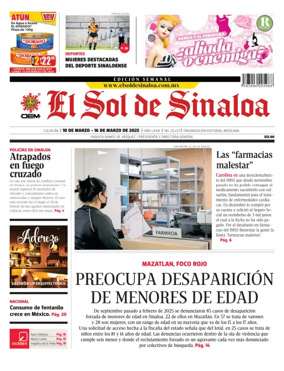 Cover of El Sol de Sinaloa