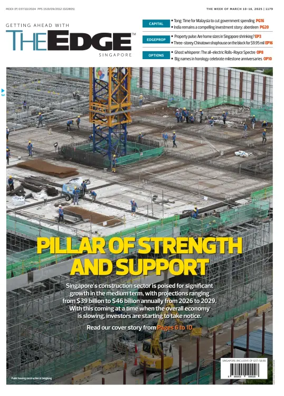 Cover of The Edge Singapore