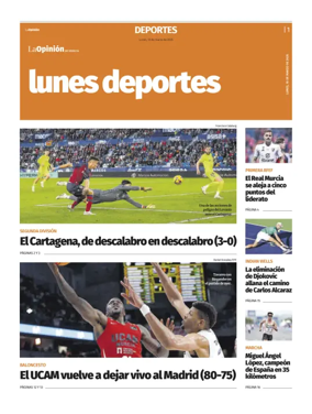 Cover of Lunes Deportes