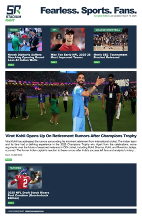 Cover of Stadium Rant