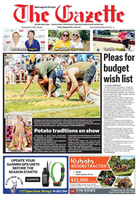 Cover of Warragul & Drouin Gazette