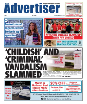 Cover of Ayr Advertiser