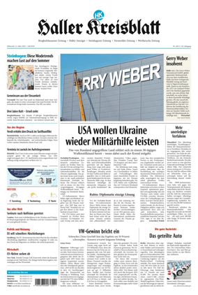 Cover of NW - Haller Kreisblatt