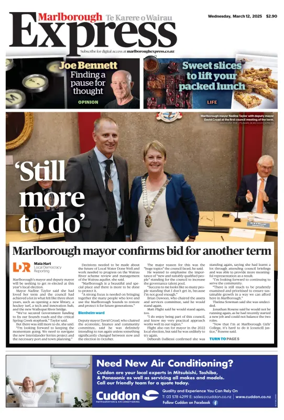 Cover of Marlborough Express