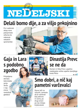 Cover of Nedeljski Dnevnik