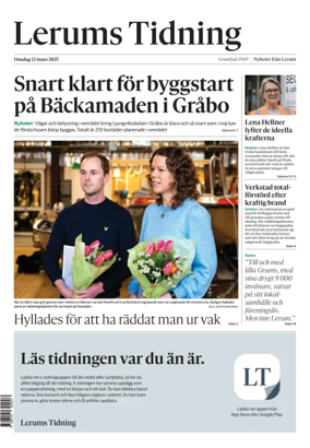 Cover of Lerums Tidning