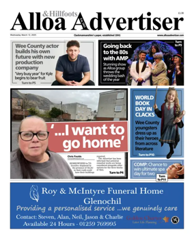 Cover of Alloa Advertiser