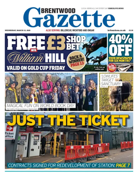 Cover of Brentwood Gazette