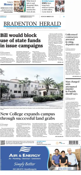 Cover of The Bradenton Herald