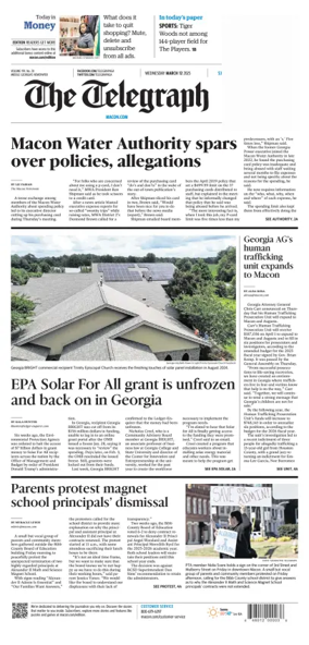 Cover of The Telegraph (Macon)